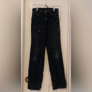 Straight leg wrangler jeans
